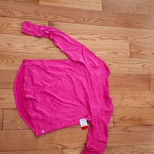 Pink yoga top